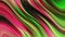 Beautiful Gradient Texture Stylish 3D Abstract Animation Color Wavy Background Concept. Pink and Green Liquid Pattern.