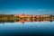 Beautiful granaries of Grudziadz at Wisla river, Poland