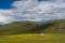 A beautiful grassland landscape in Tibet, China