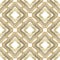 Beautiful greek rhombus frames seamless pattern. Ornamental golden greece ornaments on white background. Geometric tribal ethnic