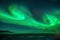 A beautiful green aurora.