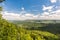 Beautiful green hilly landscape and forest in the Swabian Alps in Southern Germany Baden-WÃ¼rttemberg