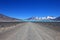 Beautiful Green Lagoon, Laguna Verde, near mountain pass San Francisco and Nevado Ojos Del Salado, Atacama, Chile