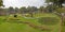 Beautiful green panoramic ariel view of the Park at Roundabout of Central Secretariat