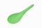 Beautiful green plastic melamine ladle or spoon for kitchenware