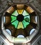 Beautiful green yellow and brown glazed dome Romania