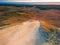 Beautiful Grey Dunes, Dead Dunes at the Curonian Spit in Nida, Neringa, Lithuania