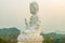 Beautiful Guan Yin statue at Huay Pla Kang temple