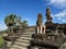 Beautiful guardian lions sculpture - Angkor Wat entrance