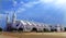 Beautiful hall of the world famous basilica of Our Lady of Good Health in velankanni.