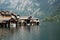 Beautiful hallstatt lake wiev