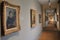 Beautiful hallway with several masterpieces of artwork,Portland Museum of Art, Maine,2016