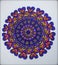 Beautiful hand drawn purple mandala design - Artist, creative, ornaments for background, wallpaper, decoration, layout, fabric