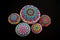 Beautiful hand painted mandala rocks