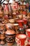 Beautiful handmade & hand-painted clay pots