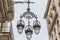 Beautiful hanging street lamp with an original metal design