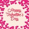 Beautiful Happy Valentine Vector Card