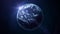 Beautiful hd earth planet rotation loop
