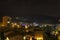 Beautiful HDR night photo of a popular vacation destination, the Budva city