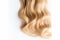 Beautiful healthy long blond hair lock, haircut, hairstyle. Dyed hair or coloring, Generative AI.