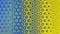 Beautiful hexagon geometric blue and yellow pattern.