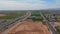 Beautiful highway Arizona on the mountain with traffic line in Interstate expressway near Phoenix