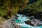 Beautiful Himalaya Landscape on route of Kanchenjunga Base Camp Trek, Nepal