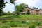 Beautiful historic architecture and landscaped property, Oneida Community Mansion House, Oneida, New York, 2018