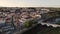 Beautiful historic town of Silves in Portugal, showing the city streets and countryside surrounding, bright summers day.