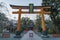 The beautiful and historical Hirano Shrine