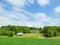 Beautiful homestead in field, Lithuania