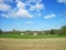 Beautiful homestead and fields, Lithuania