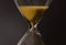 Beautiful hourglass close-up, time passing by, timer