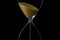 Beautiful hourglass close-up, time passing by, timer