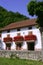 Beautiful house in Navarra with flowers on balcony