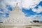 Beautiful Hsinbyume Pagoda Mya Thein Dan or called Taj Mahal of Irrawaddy river, is a large white pagoda built in 1816, located
