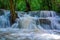 Beautiful Huay Mae Kamin Waterfall