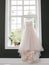 Beautiful hung bride dress wedding event elegance