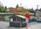 Beautiful hut in Seattle - Burrito street sale - SEATTLE / WASHINGTON - APRIL 11, 2017