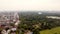 Beautiful Hyde Park in London, UK. Aerial view.