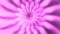 Beautiful hypnotic flower pattern. Motion. Beautifully rotating flower on isolated background. Animation of flower with