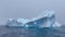 Beautiful Iceberg in Antarctica travel on ship