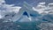 Beautiful Iceberg in Antarctica travel on ship