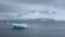 Beautiful Iceberg in Antarctica travel on ship