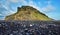 Beautiful iceland landscape with mountains and blue sky