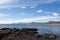 Beautiful Iceland landscape with white glacier.