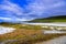 Beautiful Icelandic fjord in summer