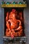 Beautiful idol of hindu god lord ganesha in Changa Vateshwar temple of Saswad, Maharashtra, india
