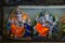 Beautiful idols of Lord Ganpati and Hanuman on display