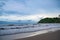 Beautiful idyllic seascape view on kohkood island in low season travel